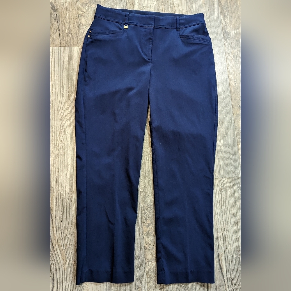 JM Collection Navy Women's Pants